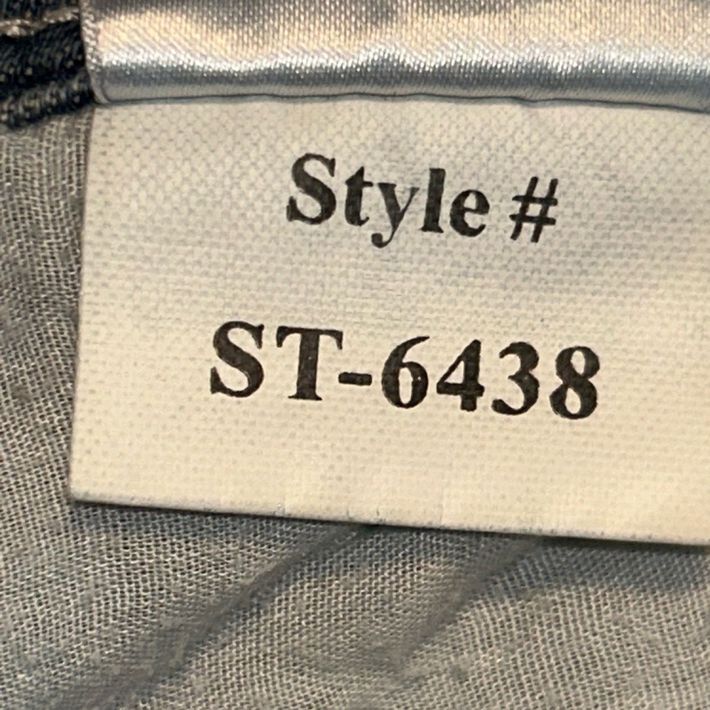 Size 3 junior MACHINE Pour Neuf Mode stretch denim 27x32 Distressed Skinny Jeans - Picture 6 of 11